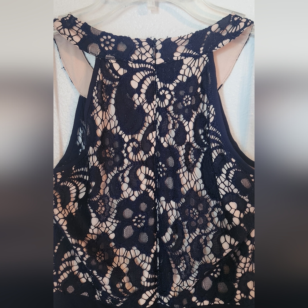 Enfocus Studio Women's Navy Blue dress size 10 - Picture 6 of 6